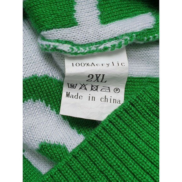 Christmas Sweater Womens XXL Reindeer Antlers Ho Ho Ho - Picture 6 of 6